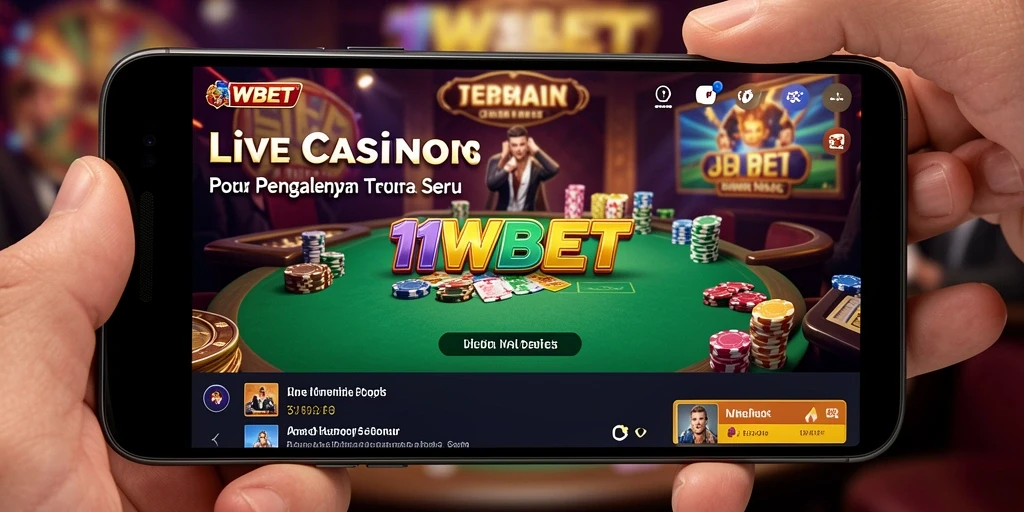 Gameplay menegangkan di 11WBET Live Casino dengan dealer langsung.