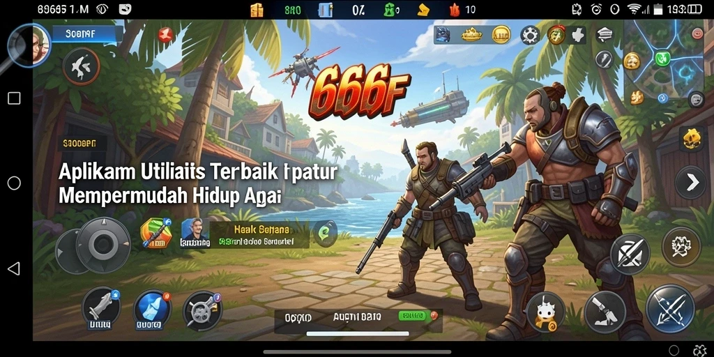 Tampilan antarmuka aplikasi 666F yang user-friendly.