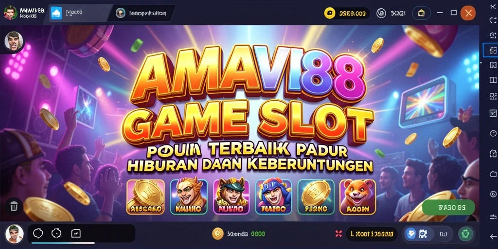 Tampilan gameplay Slot yang seru dan interaktif di AMAVI88.