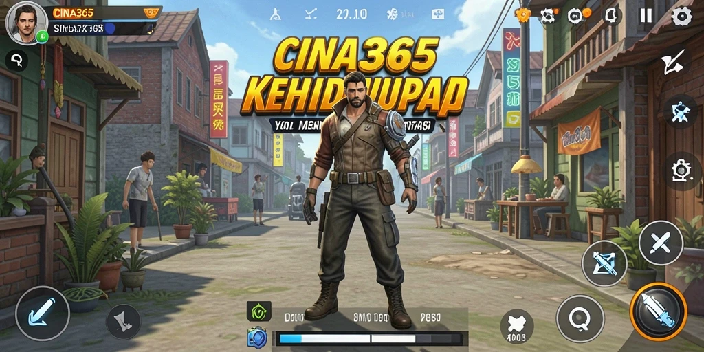 Tampilan gameplay CINA365 yang menarik dengan berbagai interaksi.