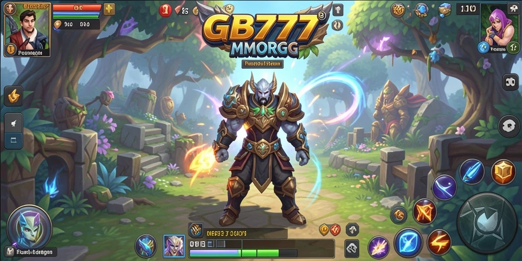 Screenshot gameplay GB777 yang menampilkan petualangan menakjubkan dalam MMORPG.