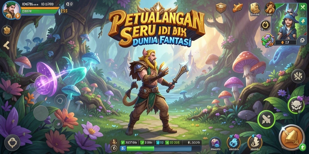 Gameplay seru di dunia fantasi ID678, penuh aksi dan petualangan.